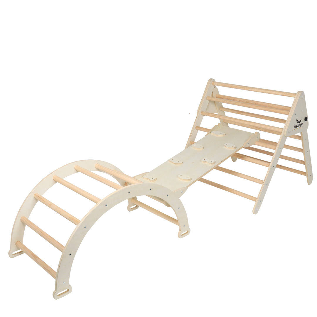 3-In-1 Montessori Climber Conpsxc Color: Wooden Color