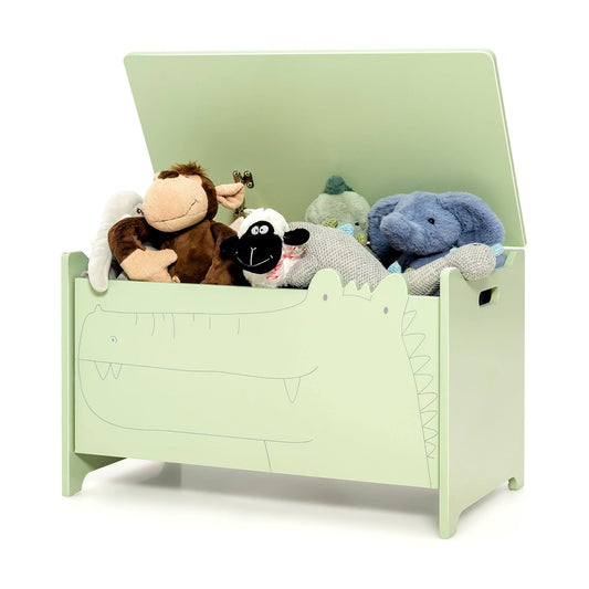 Toy Box Kids Large Trunk Chest Flip Top Storage Organizer