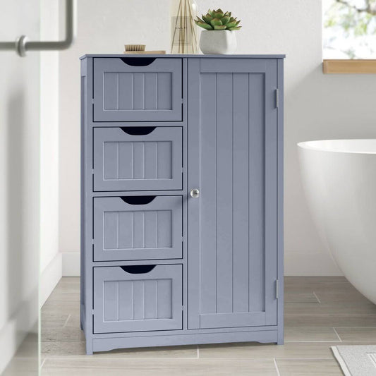 22 W X 32 H X 11.8 D Free-Standing Bathroom Cabinet Gracie Oaks Finish