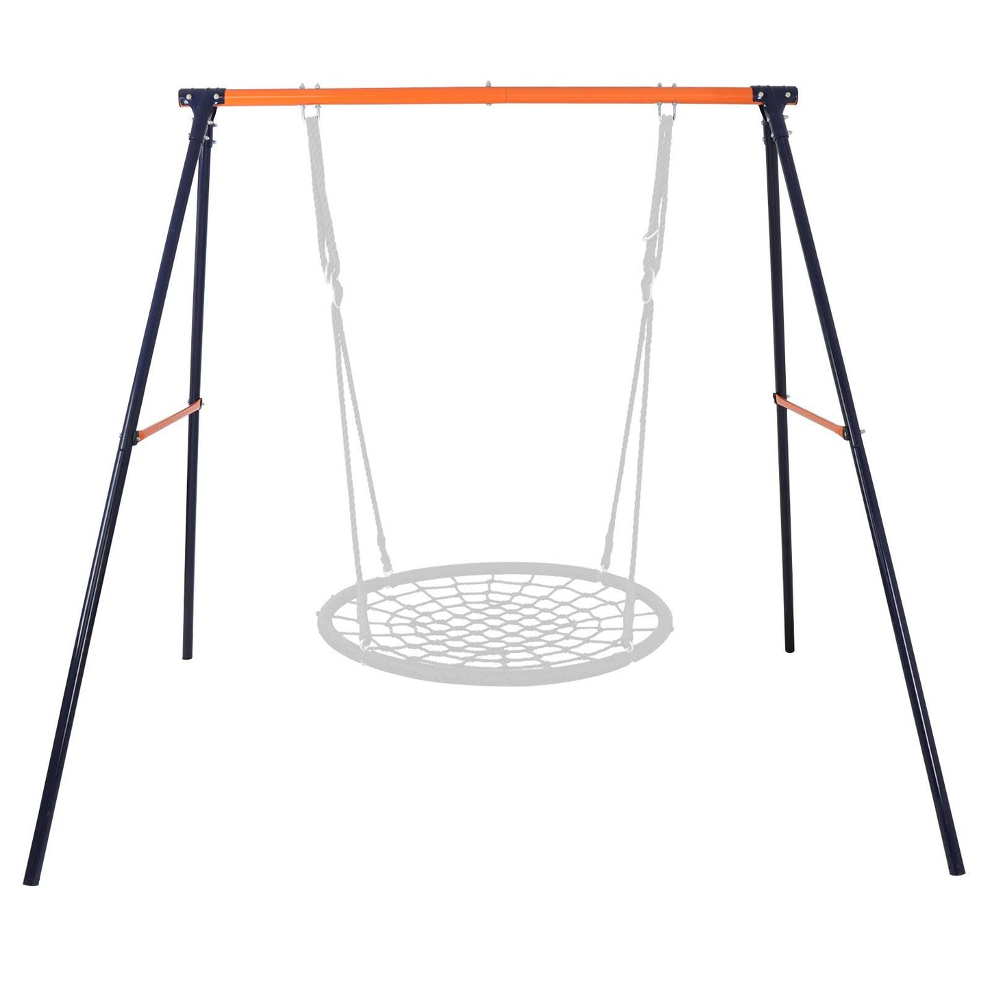 Swing Stand Frame Heavy Duty A-Frame Swing Set For Kids Adults Outdoor Backyard Play Fun Weight Capacity 440lbs