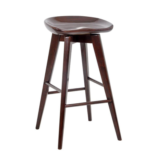 Swivel Solid Wood Bar & Counter Stool Gracie Oaks