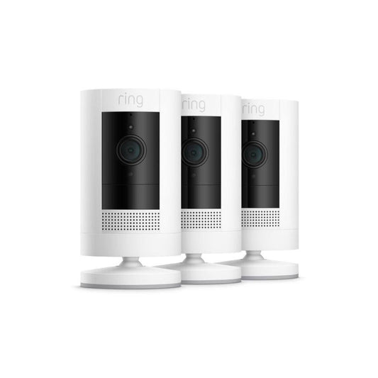 3-Pack Stick Up Cam Battery In White