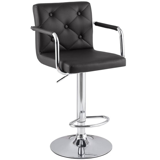 Swivel Adjustable Height Bar Stool  Upholstery