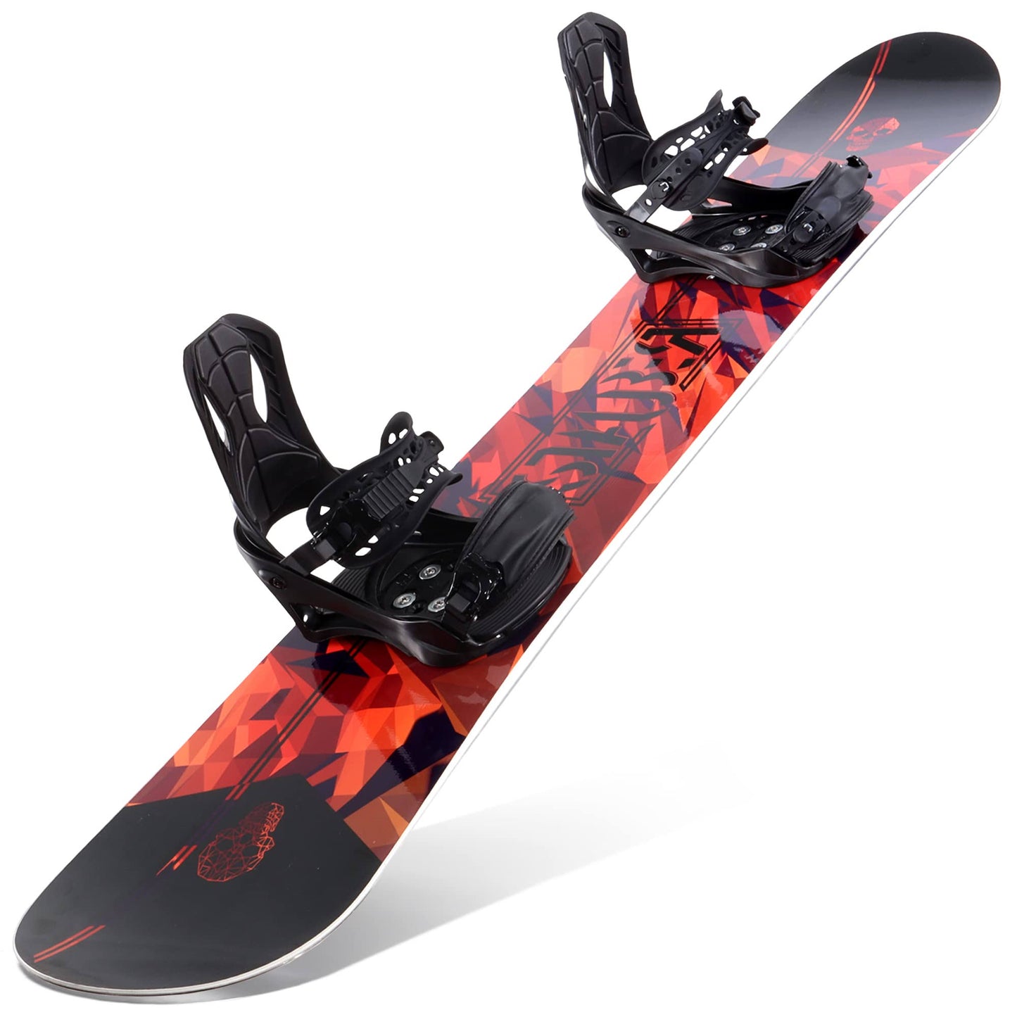 Summit Snowboard & Binding Package, Size 158, 153, 148, 143, 138, 133, 128 - Best All Terrain, Twin Directional, Hybrid Profile Snowboard