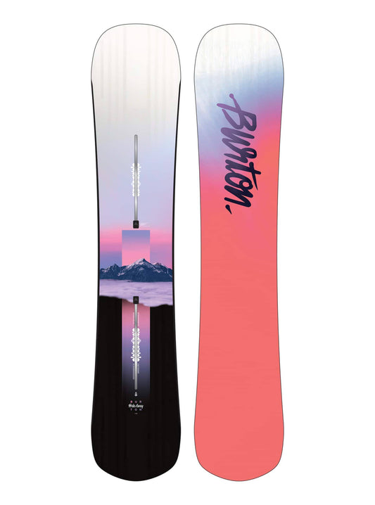 Womens Hideaway Flat Top Snowboard, 144