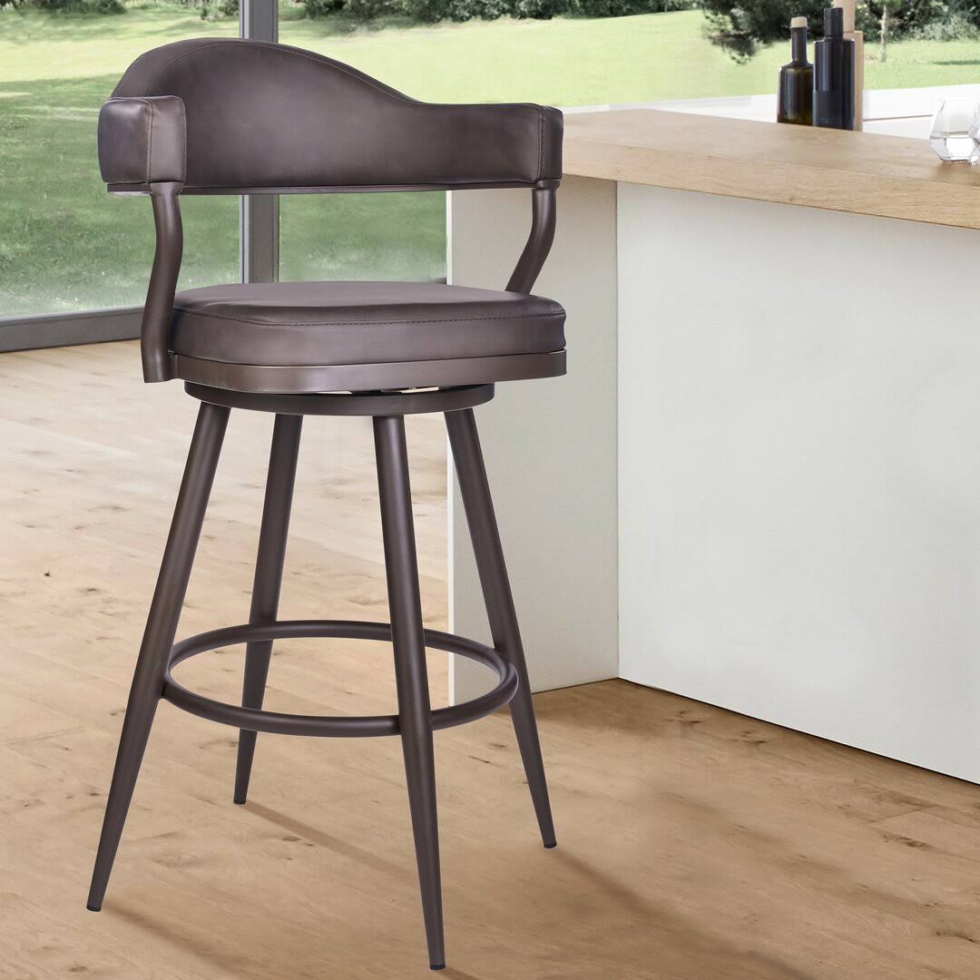 Swivel Bar & Counter Stool Ivy Bronx Seat Height