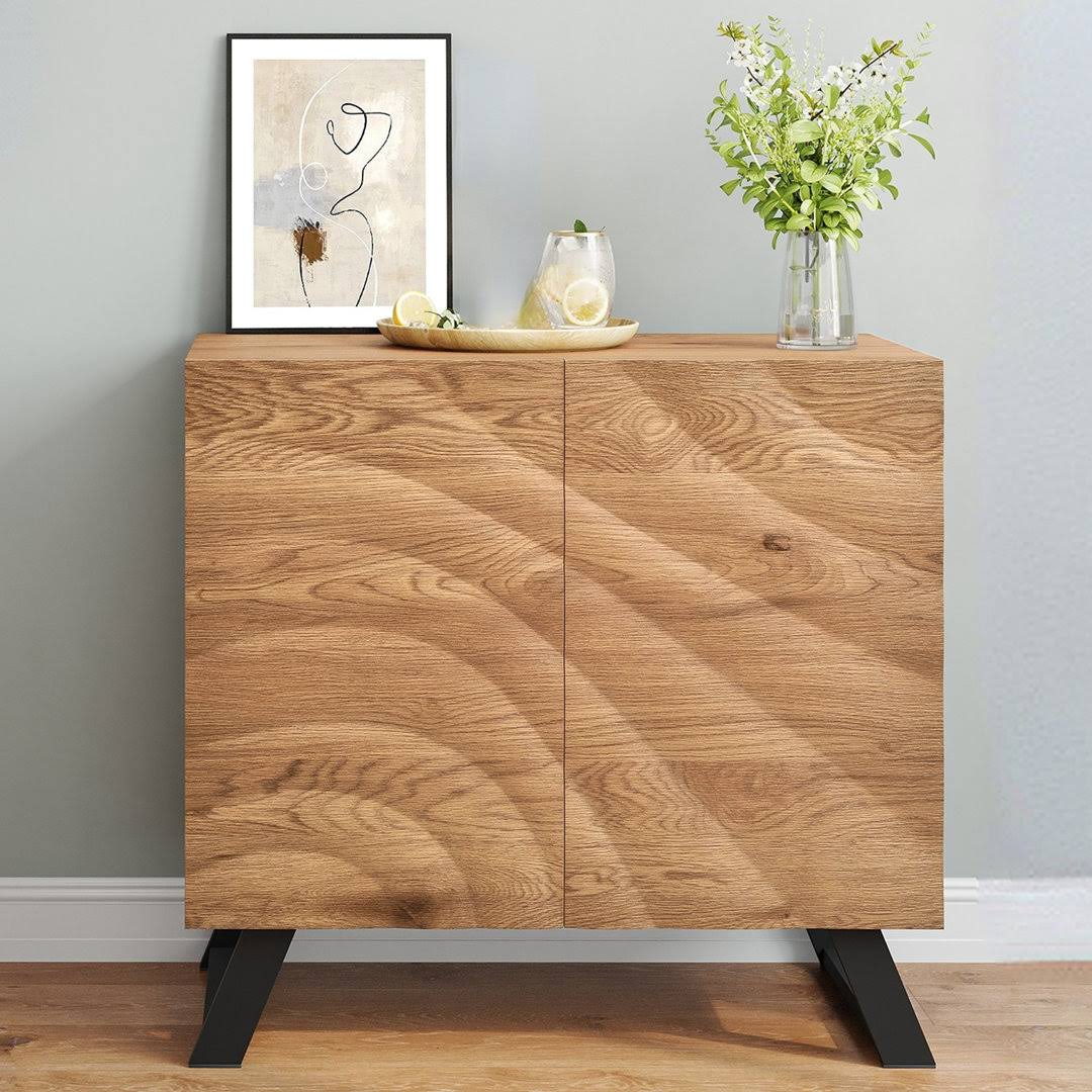 Wooden Accent Cabinet Millwood Pines