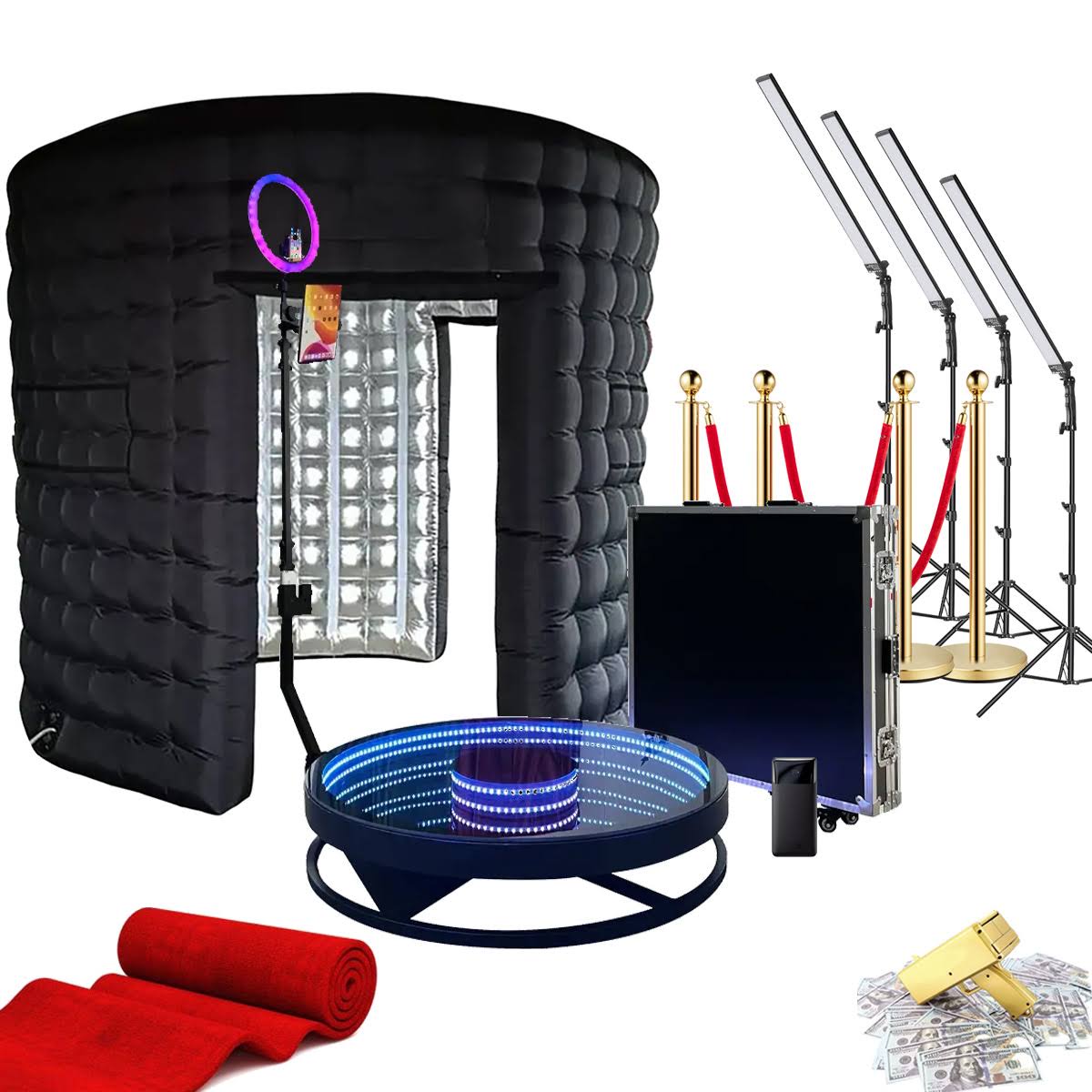 27 Led 360 Photo Booth Deluxe Package