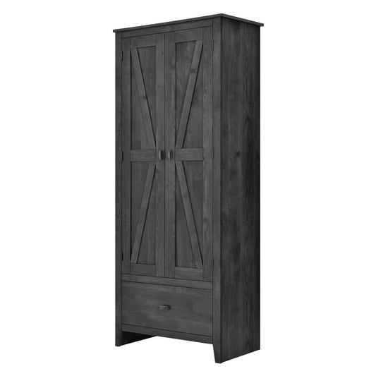 30 Wide Storage Cabinet, Rustic Gray By