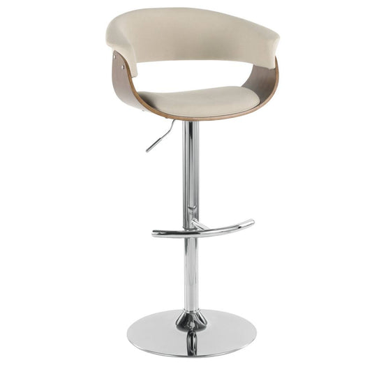 Swivel Adjustable Height Bar Stool  Upholstery