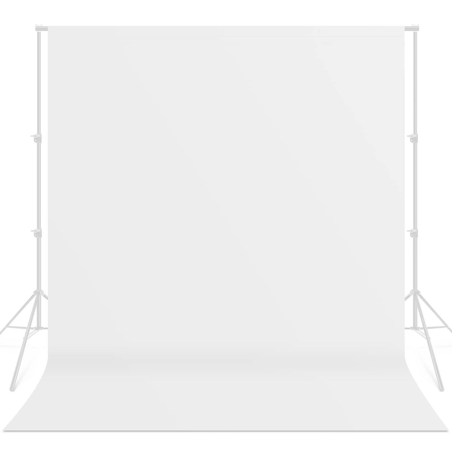 10 X 20 Pure White Backdrop Background Screen Higher Density A+ Premium Grade 150 Gsm Synthetic Material Fabric