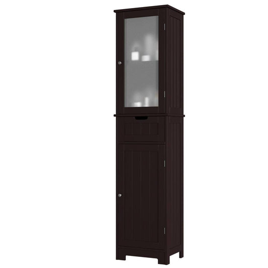 15.7 W X 67 H X 11.8 D Linen Cabinet Highland Dunes Finish