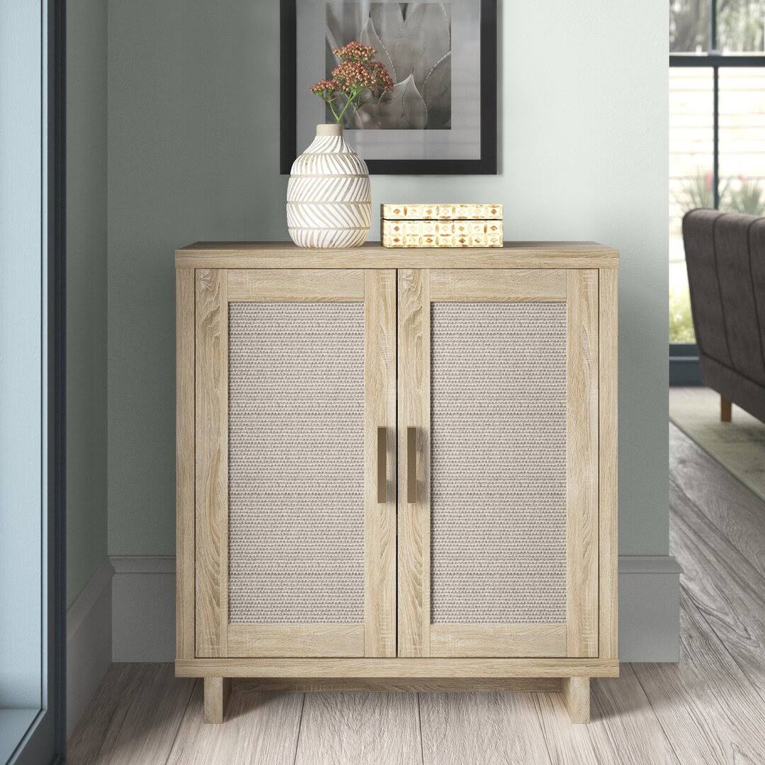 2 Door Accent Cabinet Sand & Stable