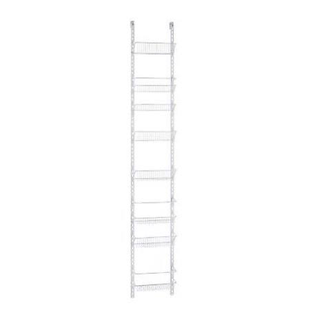 1231 Adjustable 8-Tier Wall And Door Rack, 12-Inch Wide