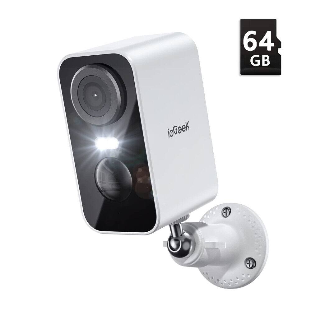 2k Wireless Security Camera Outdoor Colorful Night Vision