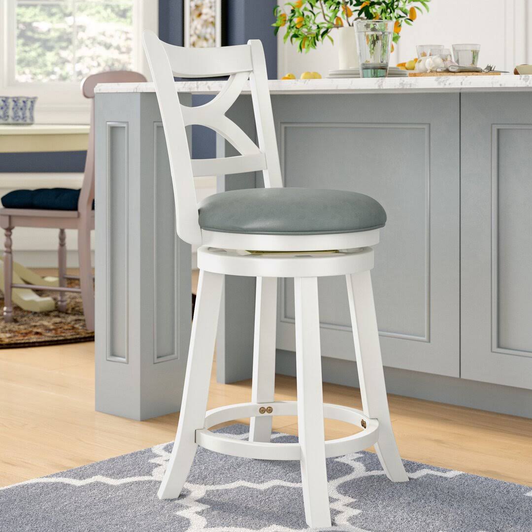 Swivel Bar Counter Stool  Seat Height Bar Stool