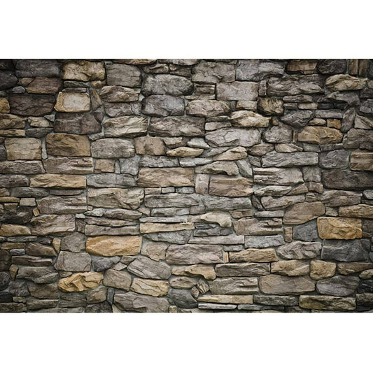 10x8ft Vintage Stone Brick Wall Backdrop Retro Rustic Countryside Grunge Rock Stone Texture Photography Background Birthday Party Newborn