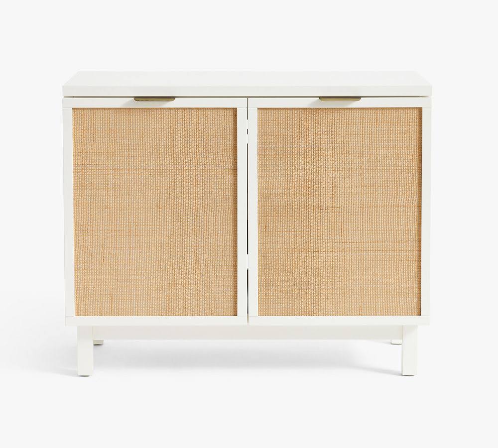 Westly Cane 2-Door Cabinet