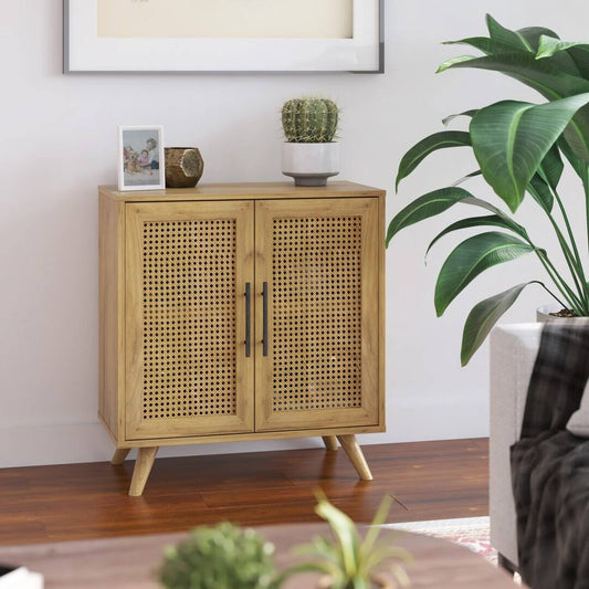 2 Door Accent Cabinet Sand & Stable