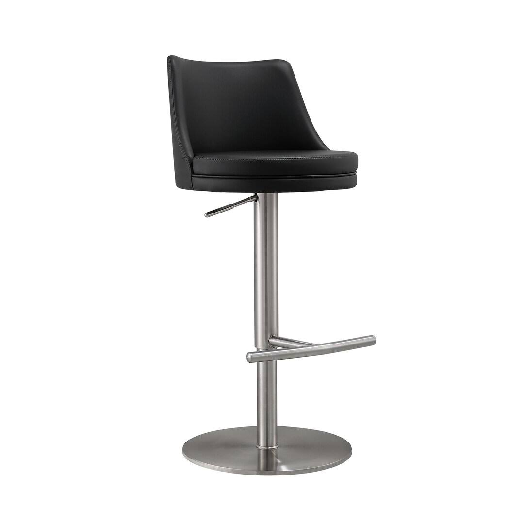 Swivel Adjustable Height Stool  Upholstery