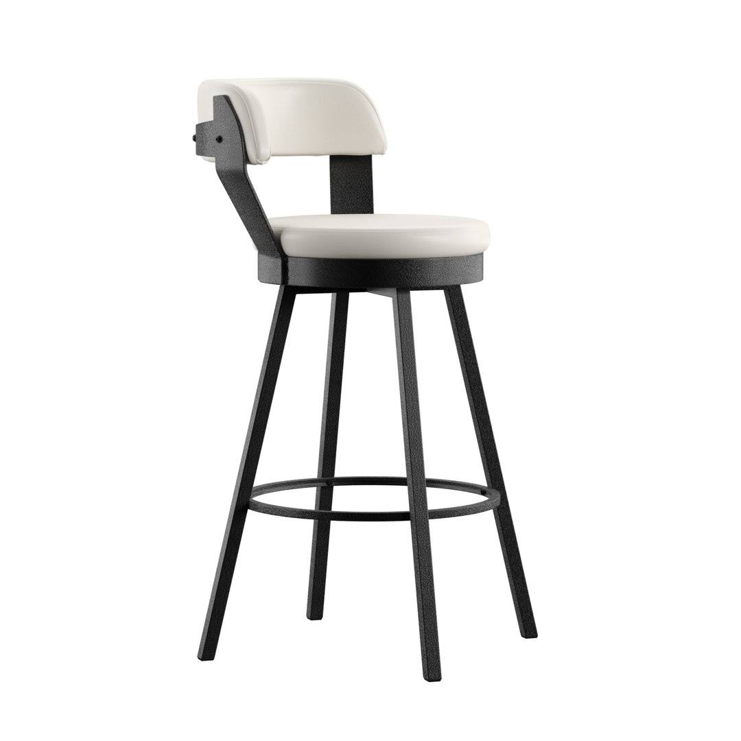 ® Counter-Height Bar Stool Swivel Upholstered Seat Wentworth