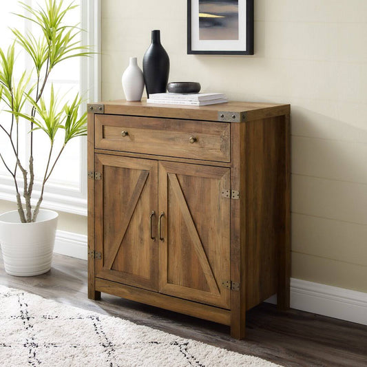 2 Door Accent Cabinet Gracie Oaks Color: Rustic Oak