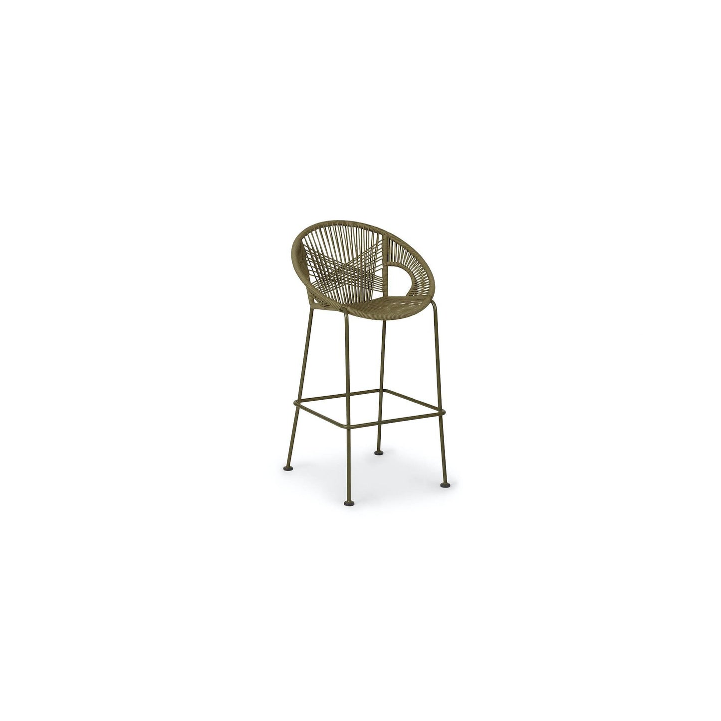 Woven Rope Counter Stool