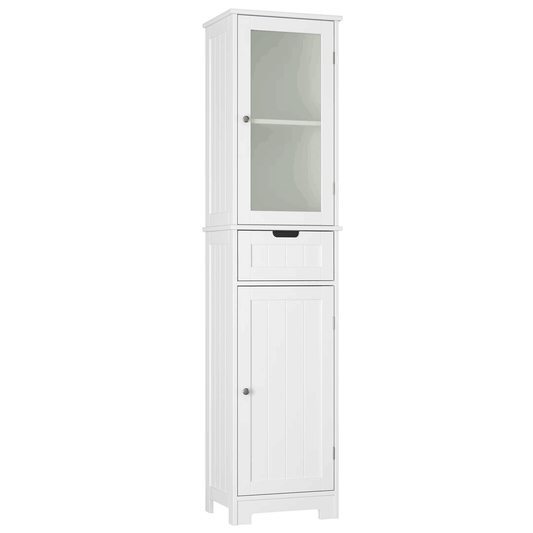 15.7 W X 67 H X 11.8 D Linen Cabinet Highland Dunes Finish: White