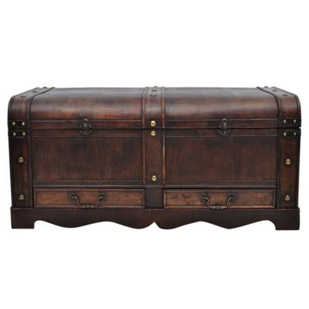 Treasure Chest Large Black Alcott Hill