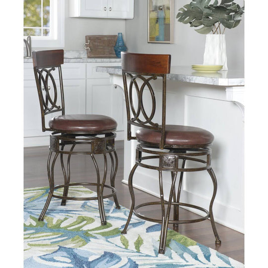 Swivel Bar & Counter Stool Darby Home Co Seat Height