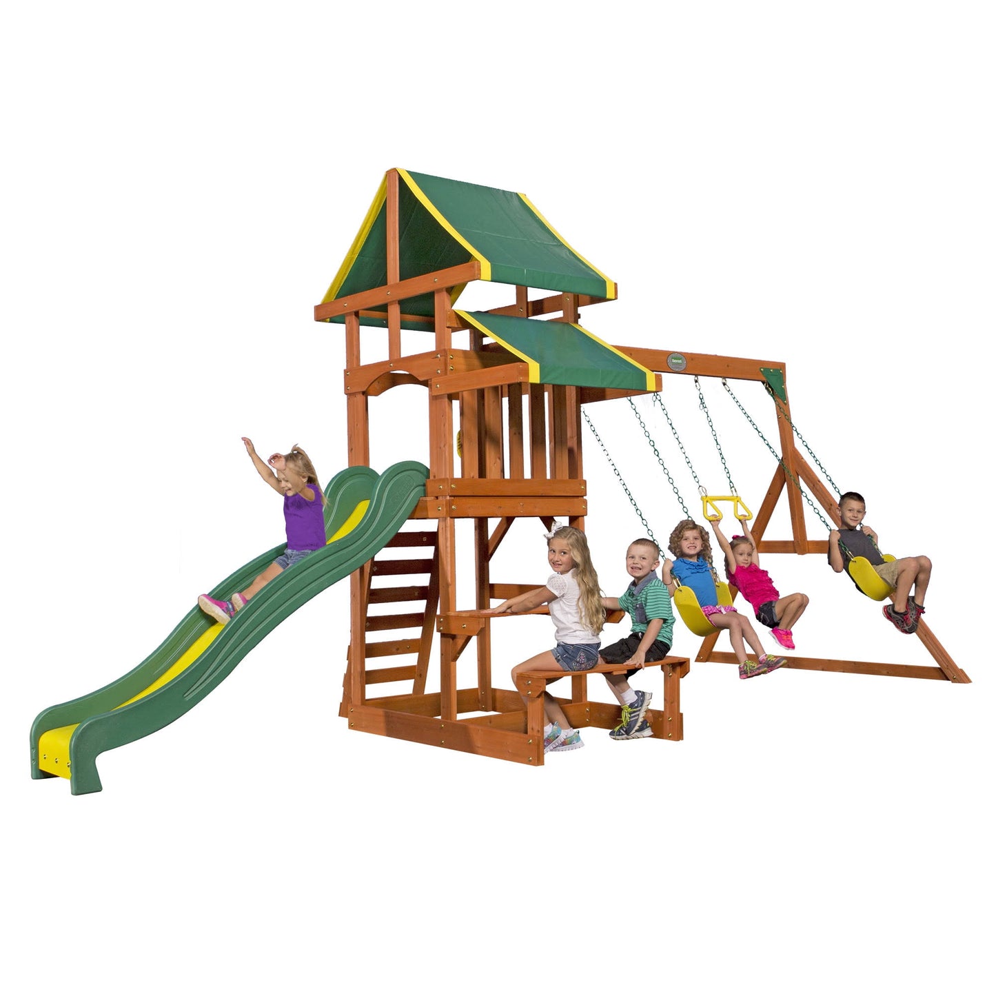 Tucson Cedar Wooden Swing Set