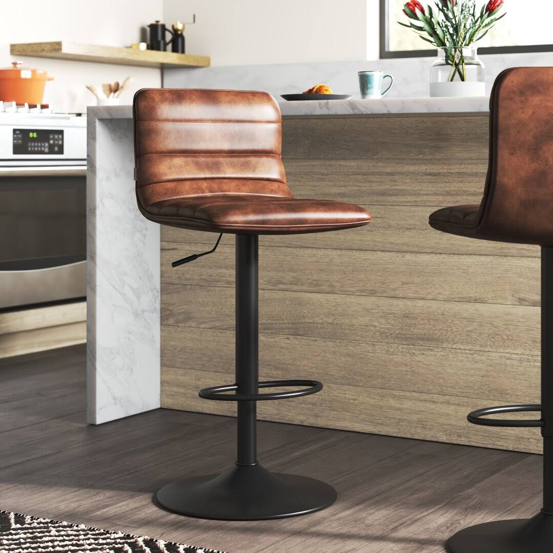 Swivel Adjustable Height Bar Stool