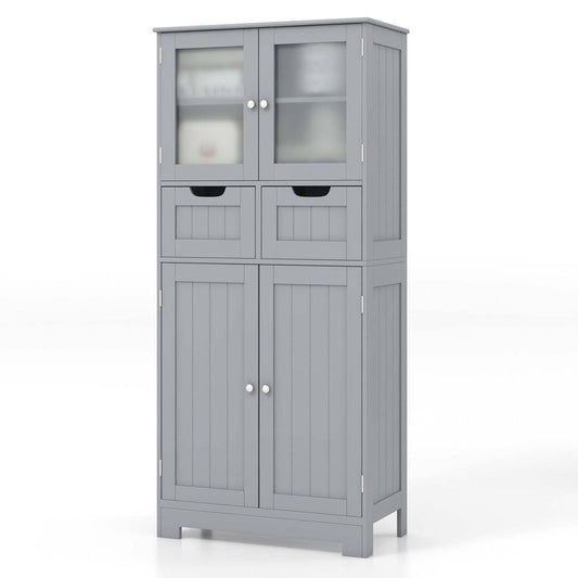 4 Door Rectangle Accent Cabinet