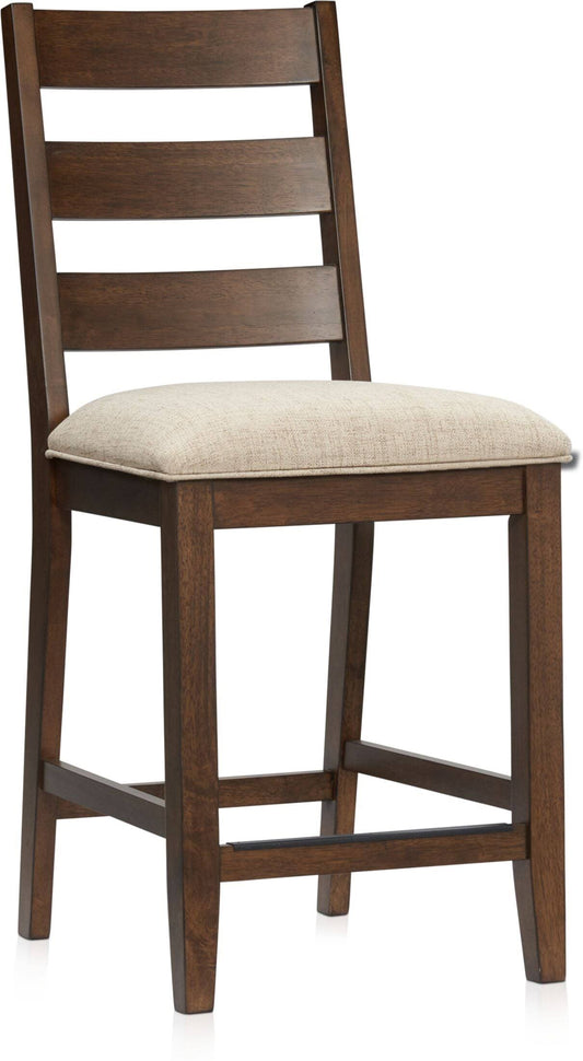 Upholstered Counter-Height Stool