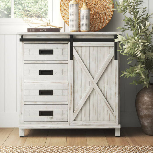 1 Door Accent Cabinet Sand & Stable