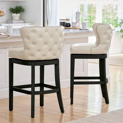 Swivel Stools - Warm Pecan/Marbled Flint/Counter Height, Warm Pecan, Counter Height (25seat) - Grandin Road