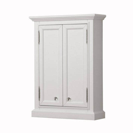 24 W X 33 H X 8 D Solid Wood Wall Mounted Bathroom Cabinet Wade Logan Finish