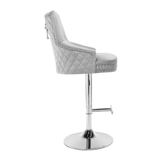 Swivel Adjustable Height Bar Stool Rosdorf Park Upholstery