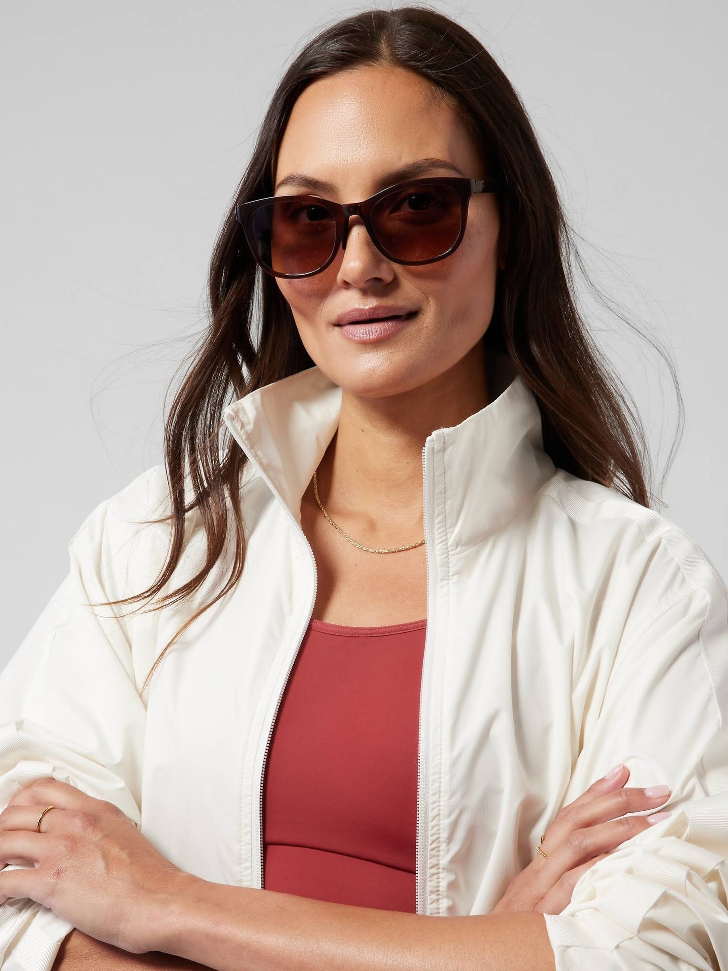 Womens Summit D-Frame Sunglasses