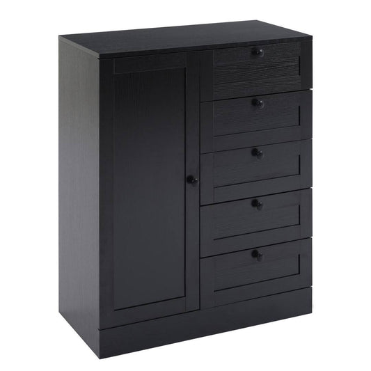 31 Wide Accent Cabinet With 5 Drawers And 1 Cabinet Wade Logan