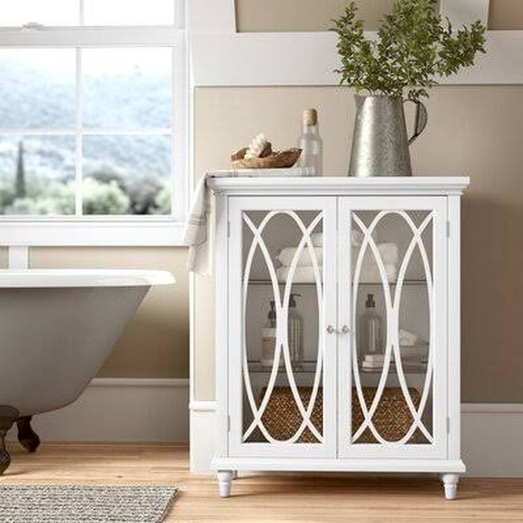 26 W X 32 H X 12.5 D Free-Standing Bathroom Cabinet Kelly Clarkson Home