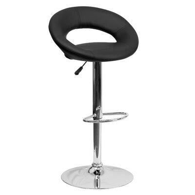 Studio™ Bar Stool Adjustable Height Swivel Upholstered Seat Peralta