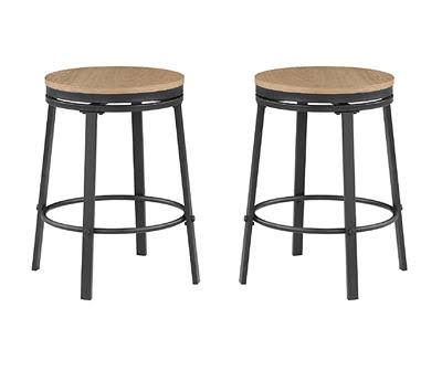 24 Portland Swivel Counter Stools, 2-Pack