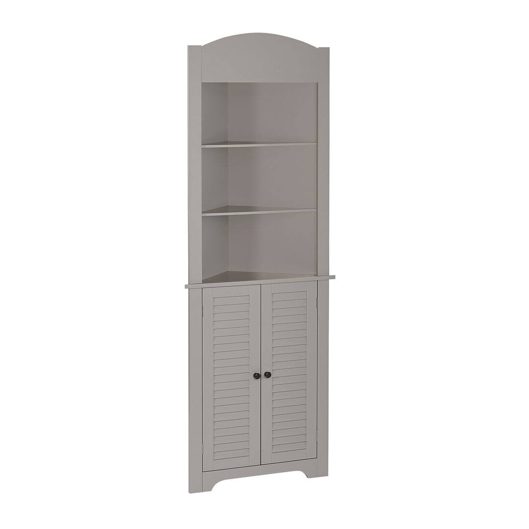 23.25 W X 68.31 H X 17.5 D Linen Cabinet Highland Dunes Finish